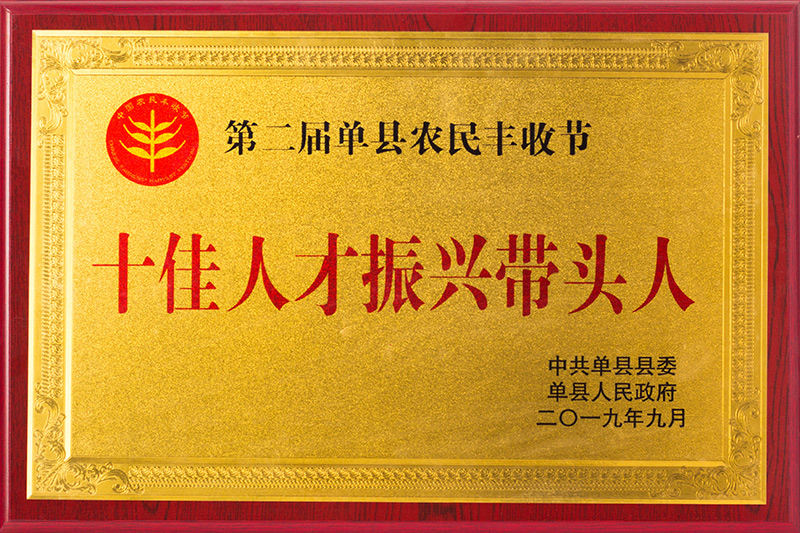 十佳人才振兴带头人